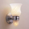 5in Wide Reversible Wall Sconce in Polished Nickel 5in Wide Reversible Wall Sconce in Polished Nickel