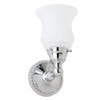 Ginger 1582N/PC 2 Light 17.1in Wide Bathroom Fixture in Polished Chrome Ginger 1582N/PC 2 Light 17.1in Wide Bathroom Fixture in Polished Chrome