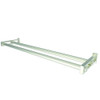 24in Tempered Replacement Glass Shelf in Satin Nickel 24in Tempered Replacement Glass Shelf in Satin Nickel