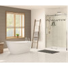 60in x 32in x 25in Oval Freestanding Fiberglass Soaking Bathtub with and End Drain, in White 60in x 32in x 25in Oval Freestanding Fiberglass Soaking Bathtub with and End Drain, in White