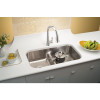 Stainless Steel Double Bowl Undermount Sink in Bright Highlighted Satin