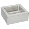 Elkay EFS2523C Commercial Service Sink Package in Buffed Satin
