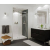 48in x 34in Rectangular Acrylic Shower Base with Round Center Drain, in White 48in x 34in Rectangular Acrylic Shower Base with Round Center Drain, in White