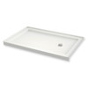 60in x 32in Rectangular Acrylic Shower Base with Round Right-Hand Drain, in White 60in x 32in Rectangular Acrylic Shower Base with Round Right-Hand Drain, in White