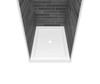 48in x 32in Rectangular Alcove Acrylic Shower Base with Center Drain, in White 48in x 32in Rectangular Alcove Acrylic Shower Base with Center Drain, in White