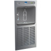 Elkay EZWSGRNM8K Bottle Filling Station In-Wall with Green Chiller in Stainless Steel