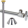 1/2 in. Nom Sweat x 3/8 in. O.D. Comp Toilet Multi-Turn 5" Sweat Extension Tube x Compression Angle Stop, Copper Riser 1/2 in. Nom Sweat x 3/8 in. O.D. Comp Toilet Multi-Turn 5" Sweat Extension Tube x Compression Angle Stop, Copper Riser