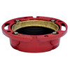 4" Cast iron flange w/o test cap