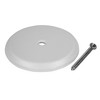 Oatey 5" Flat White Cover Plate