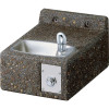 Elkay LK4593 Outdoor Stone Drinking Fountain in Stone Aggregate