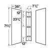 Mustee 237WHT Durawall Shower Wall in White