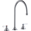 Elkay LK800GN08L2 Commercial 3-Hole Faucet in Chrome