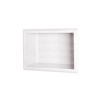 4.125-in D x 7.5-in W x 10.75-in H Solid Surface Soap Dish in Tahiti Ivory
