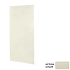 36-in W x 72-in H Solid Surface Shower Wall Panel in Ivory Glass