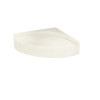 16.313-in D x 16.313-in W x 4-in H Solid Surface Shower Seat in Tahiti Ivory