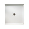 38.375-in D x 37.188-in W x 3.75-in H Veritek Shower Base in White
