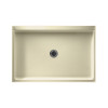 48.375-in W x 32.188-in D x 5.5-in H Solid Surface Shower Base in Bone