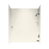 SS-60-3-168 30-in D x 60-in W x 60-in H Solid Surface Bathtub Wall Kit in Baby's Breath