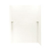 36-in D x 62-in W x 72-in H Solid Surface Shower Wall Kit in Baby's Breath