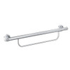 24in x 1in Grab Bar with Integrated Towel Bar in Chrome 24in x 1in Grab Bar with Integrated Towel Bar in Chrome