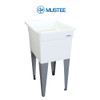 Lil'Tub Laundry Tub 24x18 Floor Mount in White Lil'Tub Laundry Tub 24x18 Floor Mount in White