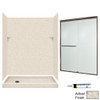 SSP326L050-M58570BR 72-in x 60-in x 32-in 5-Piece Alcove Shower Kit in Tahiti Desert