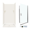 SSP3636018-M34570NC 72-in x 36-in x 36-in 5-Piece Alcove Shower Kit in Bisque