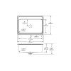 31" x 22" x 10-1/8" 18 Gauge Stainless Steel Single Bowl Drop-in Kitchen Sink with Perfect Drain and 4 Faucet Holes in Lustrous Satin