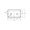 37" x 22" x 10-1/8" 18 Gauge Stainless Steel Equal Double Bowl Drop-in Kitchen Sink with 4 Faucet Holes in Lustrous Satin