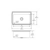 33" x 22" x 11-5/8" 18 Gauge Stainless Steel Single Bowl Drop-in Kitchen Sink with 1 Faucet Hole in Lustrous Satin