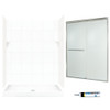 Swan SQP3460010-M58570NR 72.5-in x 60-in x 34-in 5-Piece Alcove Shower Kit in White