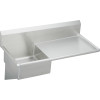 Commercial Service Sink in Buffed Satin