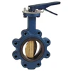 N200235LH 6 LUG/EPDM/AL BRZ W/LH DE, Butterfly Valve - Cast Iron, 200 PSI, International, N200235