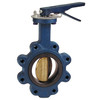 N200235LH 8 LUG/EPDM/AL BRZ W/LH DE, Butterfly Valve - Cast Iron, 200 PSI, International, N200235