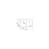 33" x 22" x 9" 18 Gauge Stainless Steel Equal Double Bowl Dual Mount Sink with Perfect Drain and 3 Faucet Holes in Lustrous Satin