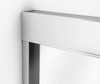 55 to 59in x 57in Semi-frameless Slider Tub Door with Clear Glass, in Chrome 55 to 59in x 57in Semi-frameless Slider Tub Door with Clear Glass, in Chrome