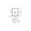 17" x 22" x 7-5/8" 18 Gauge Stainless Steel Single Bowl Drop-in Kitchen Sink with 1 Faucet Hole in Lustrous Satin