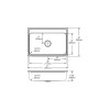 31" x 22" x 7-5/8" 18 Gauge Stainless Steel Single Bowl Drop-in Kitchen Sink with 4 Faucet Holes in Lustrous Satin