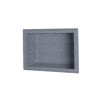 4.125-in D x 7.5-in W x 10.75-in H Solid Surface Soap Dish in Night Sky