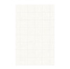 SSSQ-6296-1-011 62-in W x 96-in H Solid Surface Shower Wall Panel in Tahiti White