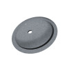 16-in D x 22.5-in W x 5.5-in H Solid Surface Undermount Bathroom Sink in Night Sky