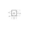 15" x 17-1/2" x 6" 18 Gauge Stainless Steel Single Bowl Drop-in ADA Sink with 1 Faucet Hole in Lustrous Satin 15" x 17-1/2" x 6" 18 Gauge Stainless Steel Single Bowl Drop-in ADA Sink with 1 Faucet Hole in Lustrous Satin