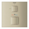 Grohe 24157EN0 Grohtherm Cube Single Function 2-Handle Thermostatic Trim in Brushed Nickel Infinity Finish