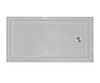 60-in x 32-in Rectangular Alcove Acrylic Shower Base with Left Hand Drain and Low EasyStep Threshold, in White