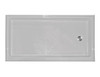 60-in x 32-in Rectangular Alcove Acrylic Shower Base with Right Hand Drain and Low EasyStep Threshold, in White