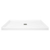 Transolid FL6034C-31 Linear Shower Base with Center Drain, White