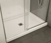 48in x 36in Rectangular Alcove Acrylic Shower Base with Center Drain, in White 48in x 36in Rectangular Alcove Acrylic Shower Base with Center Drain, in White