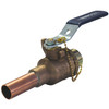 NR83806-B10 PS58570HC 1/2 W/3/4 HOSE CAP 2" PRESS ST, Ball Valve - Bronze, 200 PSI, Hose Connection, PS585-70-HC