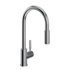 R7520APC Lux Side Handle Stainless Steel Pulldown Kitchen Faucet with Lever Handle, Polished Chrome