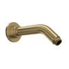 Rohl 70127SAAG 7-in Reach Wall Mount Shower Arm, Antique Gold